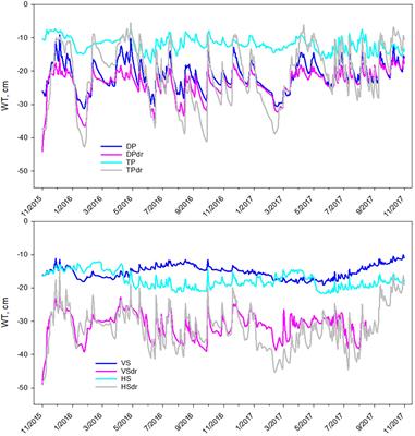 Responses of fine-root biomass and production to drying depend on wetness and site nutrient regime in boreal forested peatland